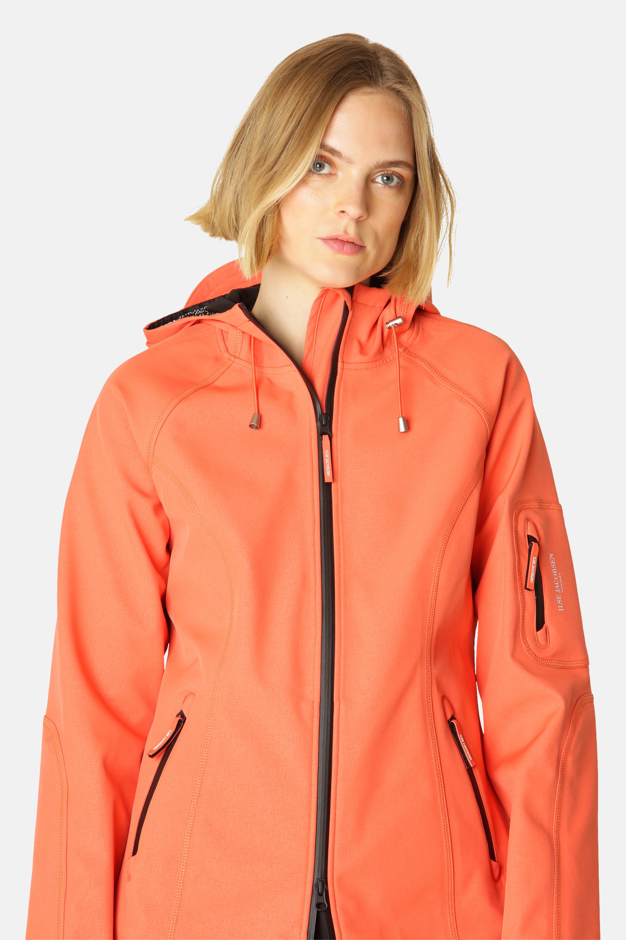 Softshell Raincoat - Hot Orange